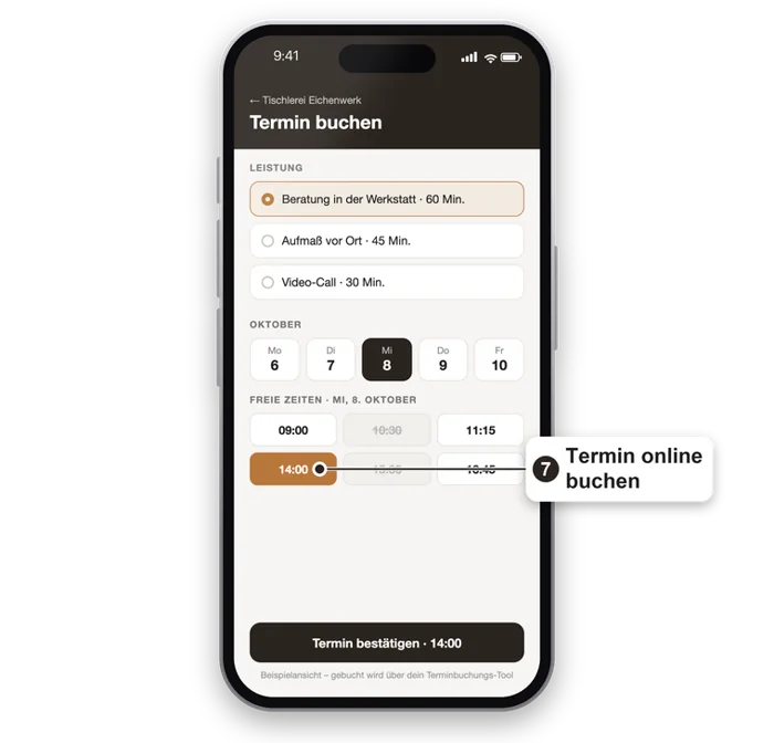 Termin online buchen