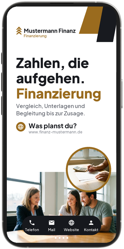 SlideCard Beispiel: Finanzierung